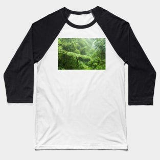 Misty rainforest in Monteverde cloud forest reserve Baseball T-Shirt